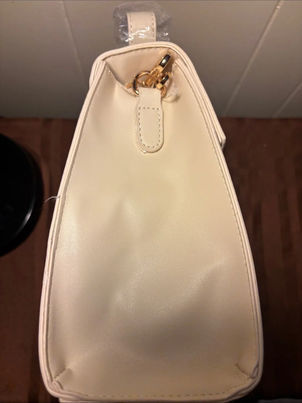 NWT Valentino Orlando Cream Satchel Crossbody & Removable Wallet Set
